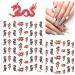 Dragon Nail Design Stickers - 3D Self-Adhesive Decals for Fingernails - Manicure Decorations - Buy Online on GoSupps.com