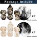 Transparent Resin Polyhedral 7-Die Dice Set for DnD, RPG, MTG - Smoke Black White - 2 Sets - Buy Online on GoSupps.com