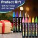 10 Metallic Liquid Chalk Markers - Erasable Pens for Chalkboard, Glass, Blackboard - Washable Window Markers - Includes 10 Metallic Colors - Buy Online on GoSupps.com