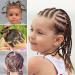 1000pcs Tiny Rubber Bands Mini Hair Ties Hair Braiding Tools Toddler Comb - Jumbo Seamless Hair Ties for Thick Hair - Clear Hair Elastics (2pcs) - Buy Online on GoSupps.com