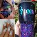 Buy Silver & Purplish Blue Holographic Chunky Glitter - 4 Pots 32g | Festival & Rave Accessories with Quick Dry Primer Glue Gel - Buy Online on GoSupps.com