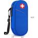 Sithon Epipen Medical Carrier Bag - Portable Emergency Pocket Organizer for 2 Epipens Inhalers & Allergy Medicine (Blue) - Ideal Travel Solution for Allergy Essentials - Buy Online on GoSupps.com