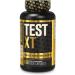 Testosterone Booster for Men w/Tongkat Ali (EuryGold), KSM 66 Ashwagandha, Primavie & More- Test XT Natural Test Booster & Muscle Builder Supplement - 60 Veggie T Pills