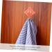 CHILDWEET Wall Hook 2pcs Hook up Towel Hooks Metal Clothes Hanger Metal Hanger Door Hooks Chinese Knot Chinese Style 8x6cm Assorted Color - Buy Online on GoSupps.com