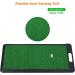 SkyLife Golf Practice Mat - Heavy Rubber Base for Driving, Hitting, Chipping, Putting - Realistic Fairway & Rough Turf - Rubber Tee Holder - Includes 2 3/4 Plastic Tees - Fairway-Turf with Handle - Buy Online on GoSupps.com