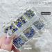 FEIlei Clear Nail Rhinestones 3D Nail Gems Nail Diamonds Pointed Back Nail Stones - Buy Online on GoSupps.com