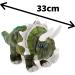 Zappi Co Triceratops Dinosaur Plush Toy - Safari Animals Collection - 30cm - Soft & Cuddly for Kids - Buy Online on GoSupps.com