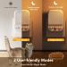 Yooshine Dimmable Night Light with Motion Sensor | LED Twilight Sensor for Children's Room & Hallway (Warm White) - 1 Piece International Shipping - Buy Online on GoSupps.com
