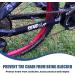 Dubbs Hardware Chainstay Protector - Bike Chain Guard - Send IT Mountain Bike Frame Protection - MTB Neoprene White - Buy Online on GoSupps.com