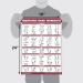 Palace Learning 3-Pack - Resistance Tapes & Bodyweight Exercises Poster Set | 18x24 Laminated Training Tables for Home Workouts - Buy Online on GoSupps.com