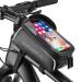 ROCKBROS Bike Phone Front Frame Bag Bicycle Bag Waterproof Bike Phone Mount Top Tube Bag Bike Phone Case Holder Accessories Cycling Pouch Compatible Phone Under 6.5