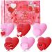 Valentine Bath Bomb Gift Set - 6 Heart Shape Bath Bombs with Surprise Toys | Bubble Bath Fizz Balls for Shower | Perfect Valentine's Day Party Favor - Buy Online on GoSupps.com