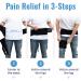 Bodymate Hip Brace for Sciatica & SI Pain Relief - Compression Wrap for Thigh, Hamstring, Arthritis - Men & Women (Medium 32-44) - Buy Online on GoSupps.com