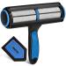 Pet Hair Remover Roller + Bonus Mini Pet Detailing Brush - PinzPro Upgraded Reusable Cat & Dog Hair Remover Set With Comfy Non-Slip Handle - Chom Chom Pet Lint Roller For Couch, Bed, Car Seat, Carpet.