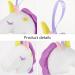 Lurrose Unicorn Bath Sponge - Kids Exfoliating Body Wash Scrubber & Shower Pouf - Cute Animal Bath Toy for Children | Soft Loofah & Face Scrubber - Buy Online on GoSupps.com