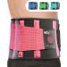 MEDiBrace Back Support Belt Back Brace for Lower Lumbar Pain Relief for Men and Women - Medical Grade Orthopaedic Waist Compression for Sciatica Nerve Scoliosis Disc or Lifting at Work 37" to 43" (94-110cm) X-Large Taffy Pink