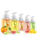 Foaming Hand Soap - Pack of 5 - Moisturizing Hand Soap with Aloe Vera & Essential Oils - Alcohol-Free Hand Wash in Citrus Blend, Lemon, Orange, Lime, Pink Grapefruit Fragrances - Scented Hand Wash for Kitchen or Bathroom C…
