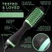 Buy MINT Professional 5-in-1 Ionic Hair Dryer Brush - Frizz Eliminating Black & Mint Green - Perfect for Fine & Thick Hair - Buy Online on GoSupps.com