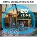 FUNYAR Mosquito Repellent Rechargeable Repeller No Spray Flame or Scent includes 24-Hour Repellent Refill Bug Spray Alternative for Indoor & Outdoor - Buy Online on GoSupps.com