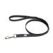 IDC Color & Gray rubberized leash 14 mm x 2 m with loop black-grey Black-grey 14 mm x 2 m (with loop)