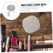 Solustre Colored Contact Lenses Care Box - 2pcs Invisible ABS Plastic Container in Various Colors - Compact & Travel-Friendly 7.1x7.1x2.5cm - Buy Online on GoSupps.com