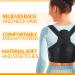 Selbite Posture Corrector - Adjustable Back Brace for Women and Men - Relieves Pain and Improves Posture - Size M (32-35) - Buy Online on GoSupps.com