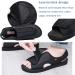 Adjustable Diabetic Shoes for Women - Open Toe Design for Wide & Swollen Feet - Summer Black Size 7 - Buy Online on GoSupps.com