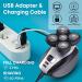 Bald Head Electric Shavers for Men - Cordless, Rechargeable, Waterproof Grooming Kit - Buy Online on GoSupps.com