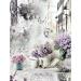 Lilac Theme Mulberry Rice Paper 8x10.5 inch - 6 Unique Printed Images, 30gsm Fiber, Decoupage & Mixed Media Crafts - Buy Online on GoSupps.com