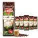 HEARTS Cappuccino Irish Cream, 5 x 1 kg Instant Easily soluble coffee powder, pack of 5, approx. 400 cups, enjoyment according to Irish tradition