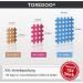 Toredoo Cross Tape Gate Tape - 154 Piece Acupuncture Plaster Set | Small & Large Type A B C Trigger Point Crosstape Solutions - International Shipping Available - Buy Online on GoSupps.com