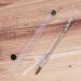 Plawee 2Pc Rose Gold Kolinsky Sable Acrylic Nail Brush with Liquid Flow Glitter Nail Art Brush for Nail Art Tool 14 - Buy Online on GoSupps.com