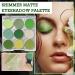 Green Glitter Eyeshadow Palette 9 Colors Matte Waterproof Eyeshadow Makeup Pallete Blendabale Long Lasting Highly Pigmented Shimmer Eye Shadow Palette Green Christmas Party Halloween Daily Makeup - Buy Online on GoSupps.com