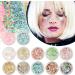 12 Pack Face Glitter - Festival Chunky Cosmetic & Body Glitter for Hair & Nail | Sparkling Mixed Colors - Buy Online on GoSupps.com