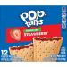Pop-Tarts Unfrosted Strawberry Toaster Pastries - 20.3oz Box (12 Pack) | Breakfast Foods & Kids Snacks - Buy Online on GoSupps.com