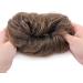 Thick Synthetic Hair Bun Extensions - Messy Hair Scrunchies for Women - Medium Brown to Coffee Brown (45g) - Light Brown Updo Ponytail Hairpiece - Buy Online on GoSupps.com