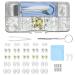50pcs Spectacle Repair Kit 25 Pairs Push Silicone Glasses Nose Pads Nose Pads for Glasses Push fit for Glasses PVC Silicone Glasses Screws Tweezers Mirror Cloth Glasses Repair Kit