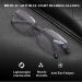 Zukky Bifocal Borderless Reading Glasses for Men & Women - Blue Light Blocking Rectangular Computer Glasses AM09 (Black 1x) - Buy Online on GoSupps.com