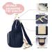 OSOCE Multifunction Diaper Bag Backpack | Waterproof & Stylish Maternity Bag for Mom and Dad | Large Capacity & Lightweight | Dark Blue Blue 1.0 - Buy Online on GoSupps.com