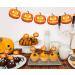 Halloween Pumpkins Cupcakes Toppers Party Food Decorations Sticks Picks (24 Pack) - Buy Online on GoSupps.com