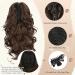 Sofeiyan 13 Inch Curly Ponytail Extension in Ash Brown to Blonde - Natural Wave Synthetic Clip-in Hairpiece for Women - Buy Online on GoSupps.com