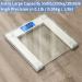 Vitafit 550lb Smart Digital Bathroom Scale with BMI Tracking via App | Extra-High Capacity, 8mm Tempered Glass, Step-On Design | Blue Backlit LCD Display | Silver - Buy Online on GoSupps.com