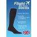 Buy Sockshop Unisex Knee High Compression Flight & Travel Socks - Black | Comfortable Travel Accessories - UK Size 9-11 EU 43-45 - Buy Online on GoSupps.com
