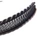 16cm Long Black Barley Twisted Banana Clip by Inca | Stylish Hair Accessories for International Shipping - Buy Online on GoSupps.com