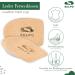 SULPO Leather Heel Cushion with Latex Foam - Comfort Inserts (2 Pairs) - Beige Sizes 35-46 (35-41) | International Shipping - Buy Online on GoSupps.com