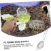 BESPORTBLE 4 Pcs Reptile Sand Shovel Filtering Sand Shovel Sand Filtering Mesh Reptichip Silver Barbed Wire 20X7X3CMx2pcs Silverx2pcs - Buy Online on GoSupps.com
