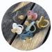 Hevea Schnuller Nordic-Sea Green - Eco-Friendly Rubber Pacifier | Jaw-Friendly for Babies 3-36 Months | 1 Pack - Buy Online on GoSupps.com