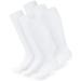 Viasox 6 Pack Non-Binding Diabetic Socks for Men & Women X-Large White