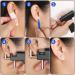 Hicarer Stainless Steel Body Piercing Tool with 12 Pairs of Stud Earrings - Salon and Home Use (Black) - Buy Online on GoSupps.com