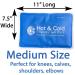 Roscoe Medical Gel Ice Pack - Reusable Cold Pack for Injuries - Shoulder, Knee, Back - 7.5 x 11 Inches - Buy Online on GoSupps.com